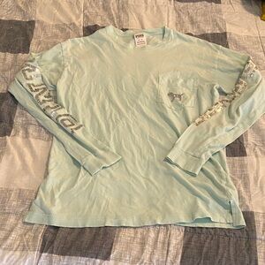 PINK Victoria's Secret Bling Long Sleeve Tee